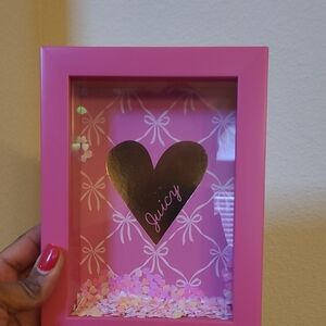 Juicy Couture Pink Shadow Box Frame